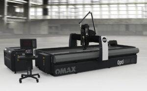 Nieuwe watersnijmachine Omax optimax