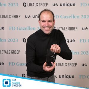 247 Watersnijden neemt voor 5e keer op rij de FD Gazellen in ontvangst