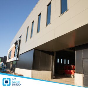 Vooraanzicht nieuwe pand 247 Watersnijden