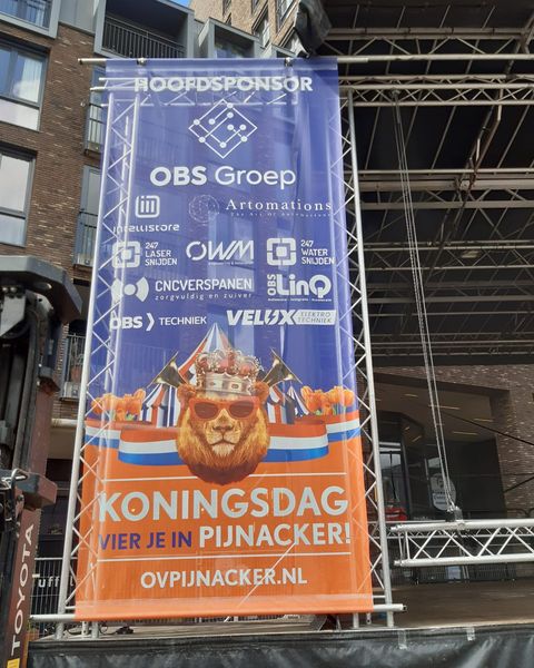 OBS groep hoofdsponsor Koningsdag Pijnacker 2024